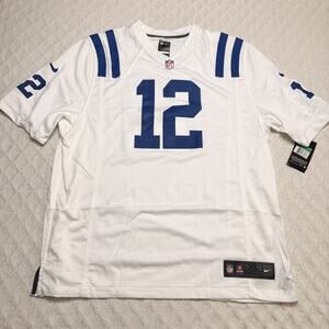 Nike Men's Indianapolis Colts Andrew Luck #12 On Field White NFL Jersey Size XL